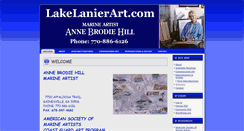Desktop Screenshot of lakelanierart.com